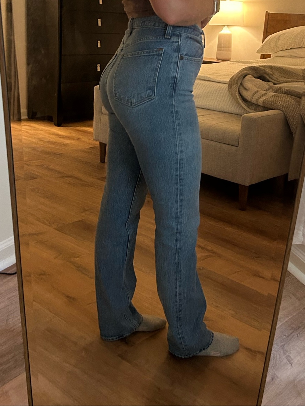 Abercrombie & Fitch Ultra High-Rise 90’s Straight Jeans size 26 Curve Love long